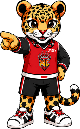 Jaggy zeigt auf Cheerleading